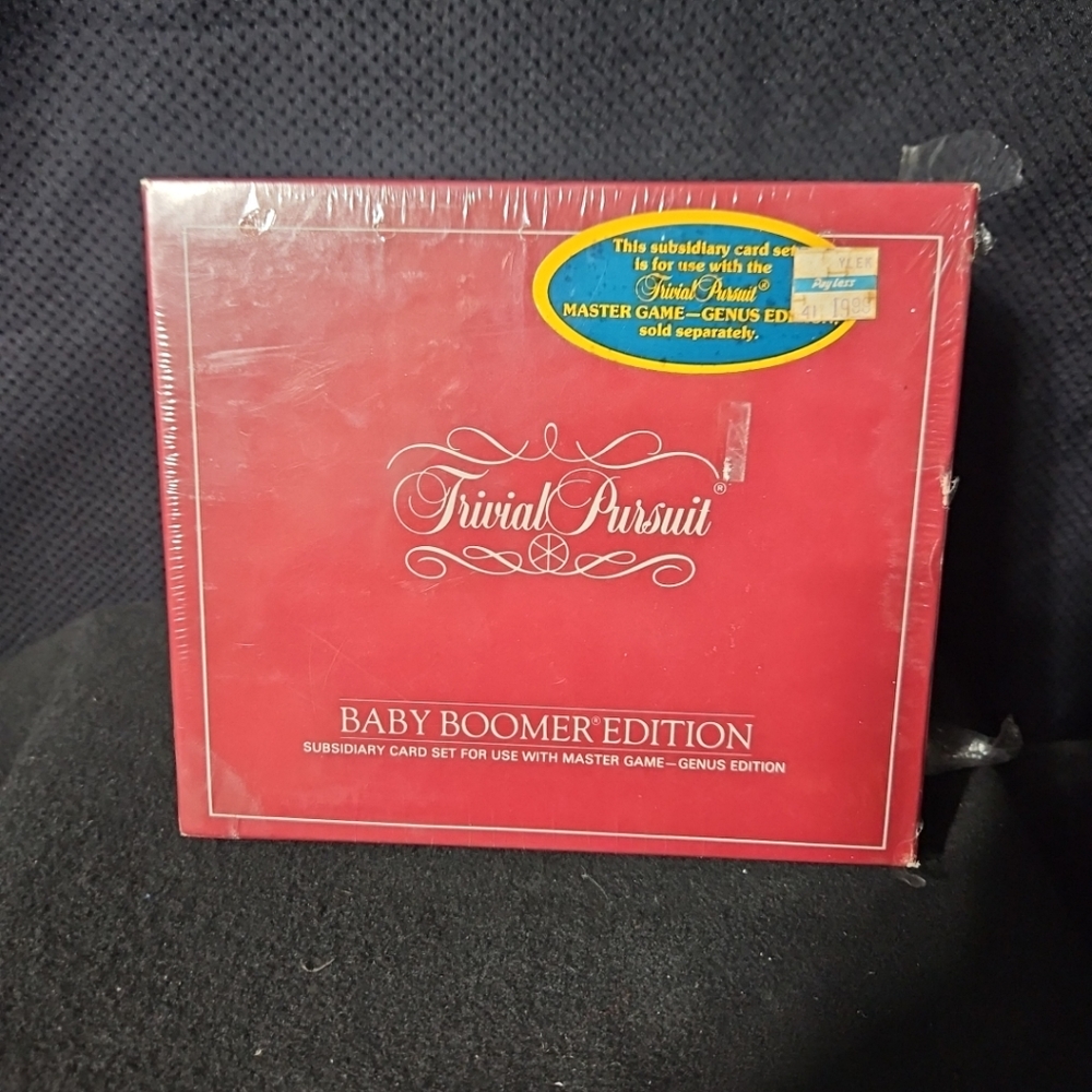 Vintage‎ Trivial Pursuit Baby Boomer Edition 1983 Factory Sealed